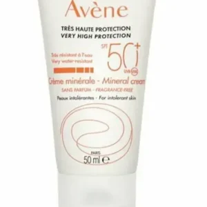 کرم ضدآفتاب مینرال +SPF50 حجم 50 میل