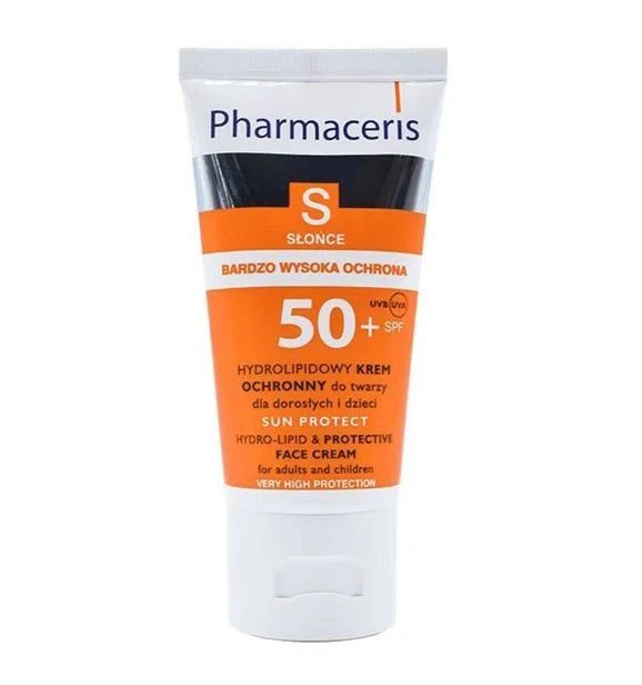 کرم صورت هیدرولیپید و محافظ ضدآفتاب spf50 فارماسریز حجم 50 میلی لیتر