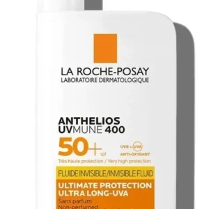 کرم ضد آفتاب بدون رنگ آنتیلیوسspf 50 یو وی 400 لاروش پوزای حجم 50 میل
